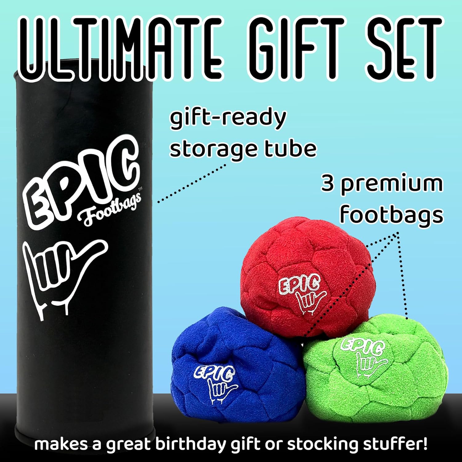 Epic Hacky Sacks 3 Pack
